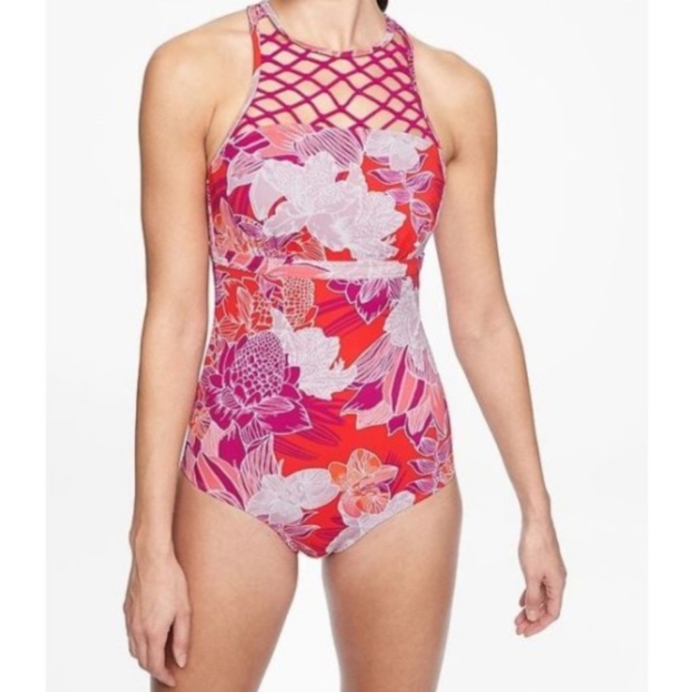 Athleta Rio Macrame One Piece Swimsuit